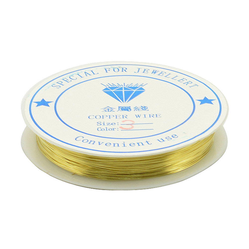 Copper Wire Roll - 5 Rolls Mixed Color 0.5mm Refined