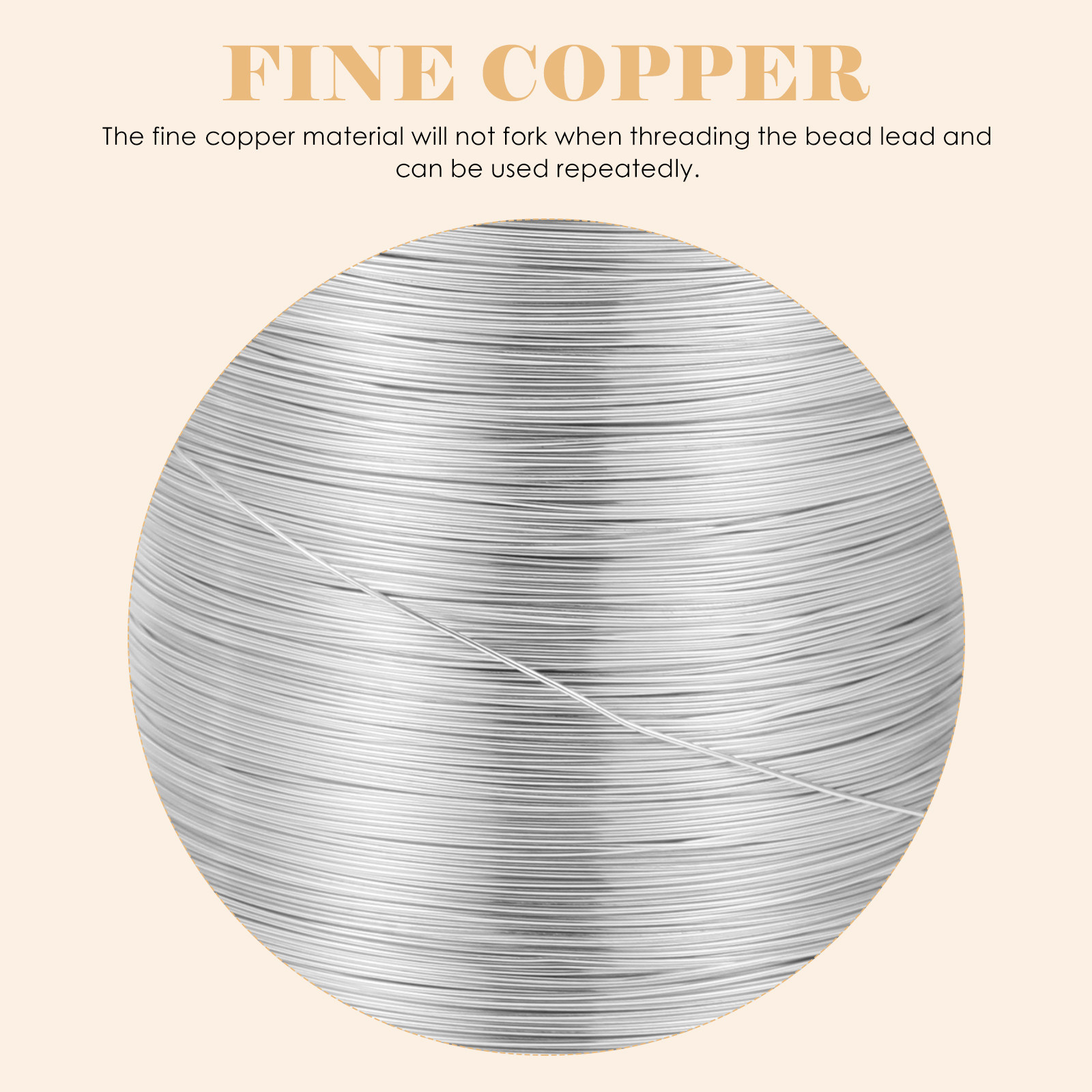 Copper Wire Roll - 1 roll Rolls Wire Flexible Beading