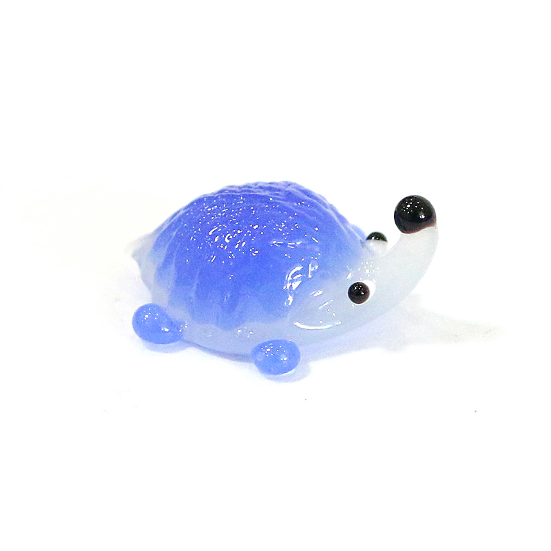 Handmade Mini Glass Hedgehog F - Bonsai Garden In Japan recension och pris