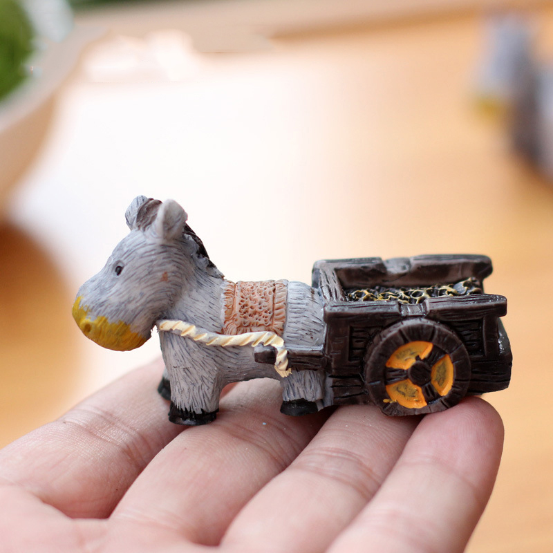 Animal Figurines Mini Donkey P - Bonsai Garden In Japan recension och pris