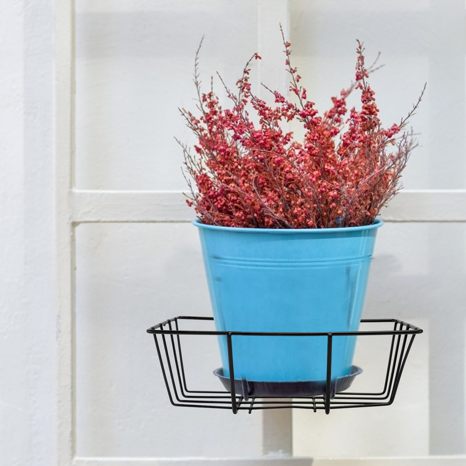 1Pcs Rustproof Iron Flowerpot  - Bonsai Vertical Garden recension och pris