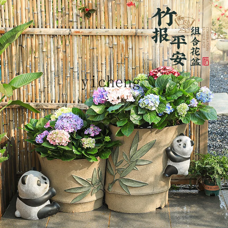 L7-15 courtyard flower pot orn - Bonsai Garden Chinese Garden recension och pris