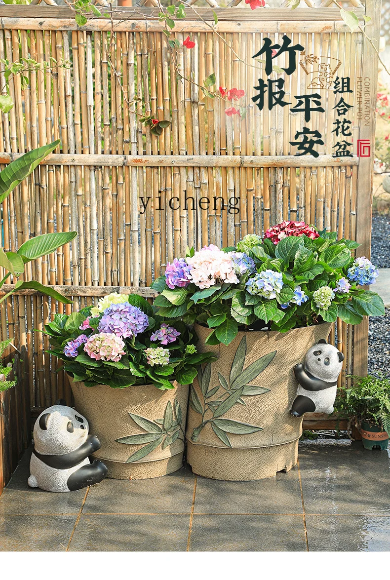 L7-15 courtyard flower pot orn - Bonsai Garden Chinese Garden recension och pris