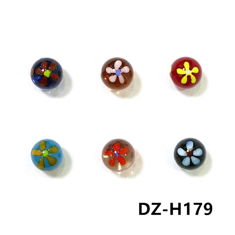 6pcs 16mm Colorful Rare Glass  - Bonsai Garden Chinese Garden recension och pris