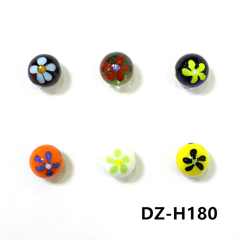 6pcs 16mm Colorful Rare Glass  - Bonsai Garden Chinese Garden recension och pris