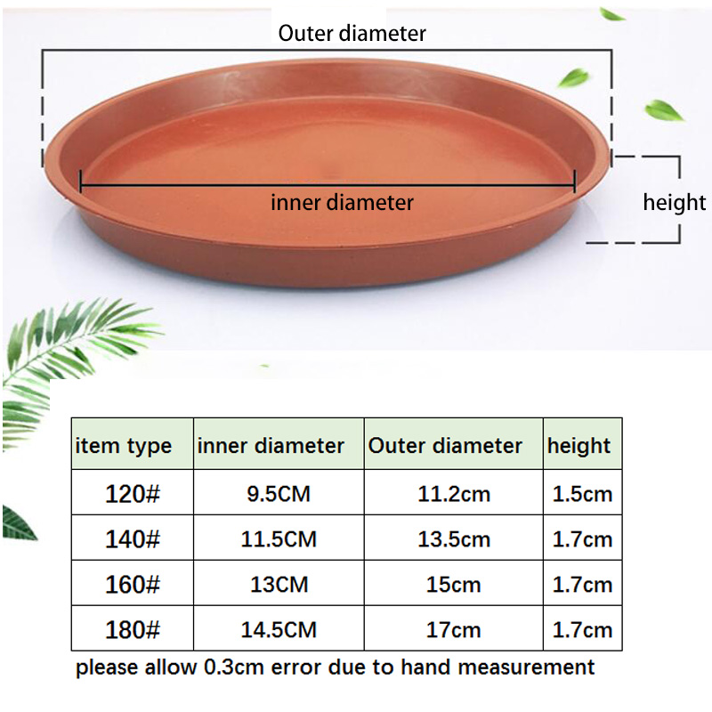 10pcs Plastic Flower Pot Tray  - Drip Tray Saucer recension och pris