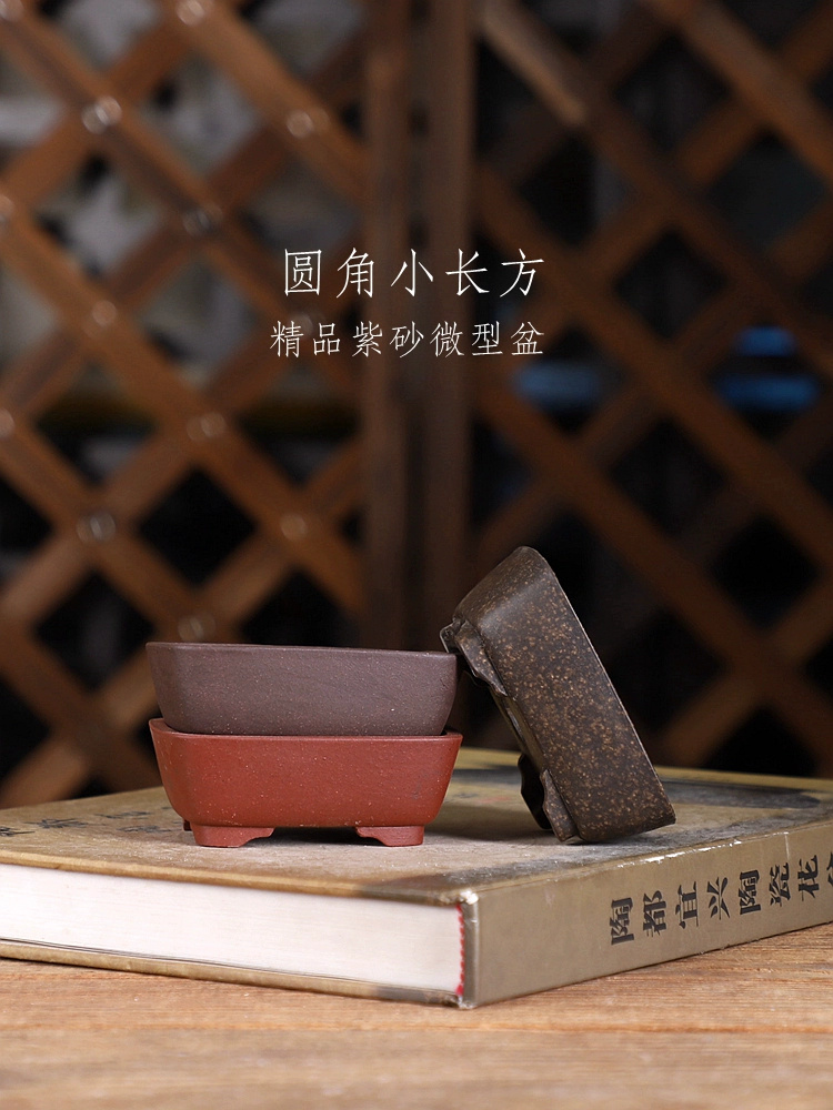 Purple Sand Round Angle Rectan - Bonsai Garden Chinese Garden recension och pris
