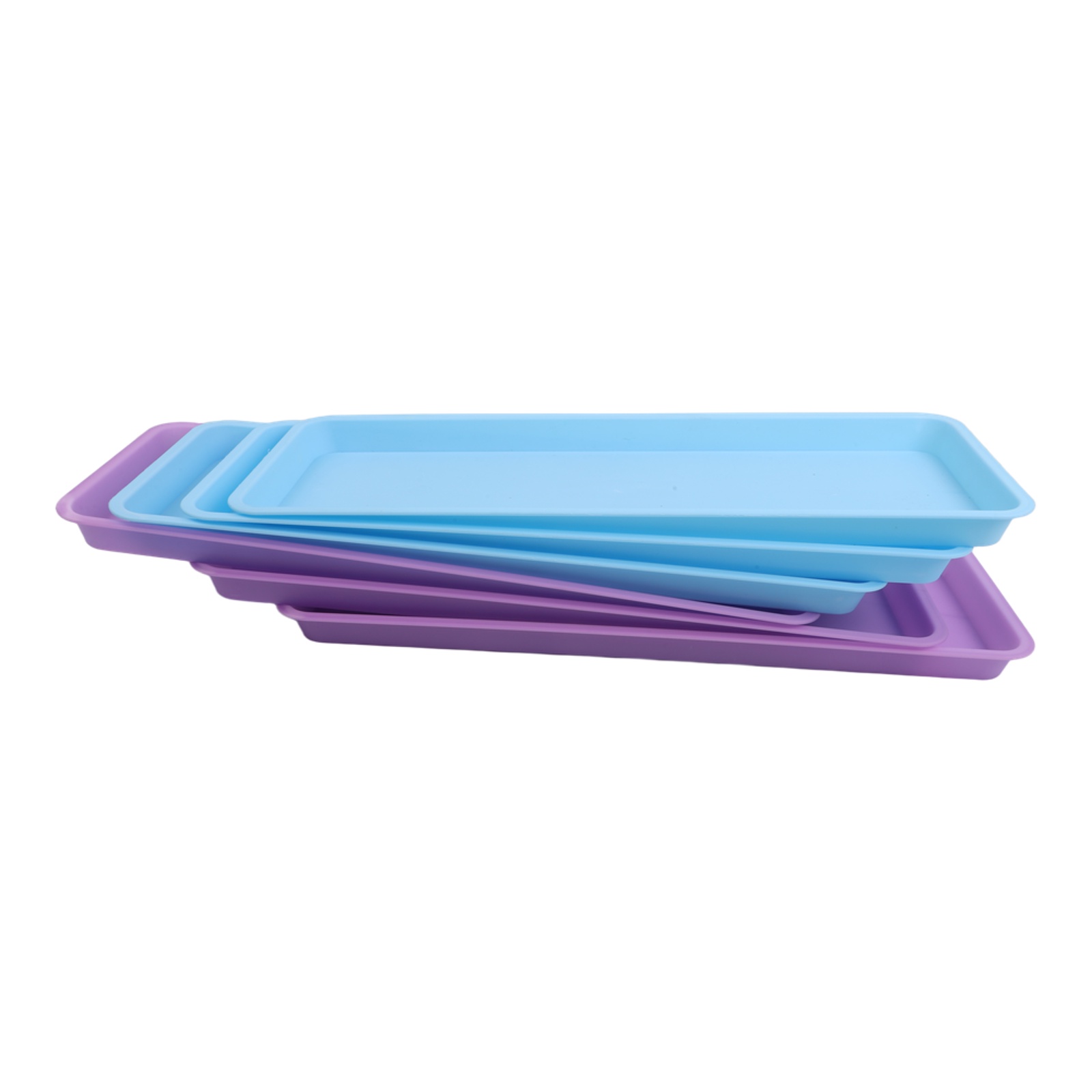 6 Piece Rectangular Plastic Fo - Drip Tray Saucer recension och pris