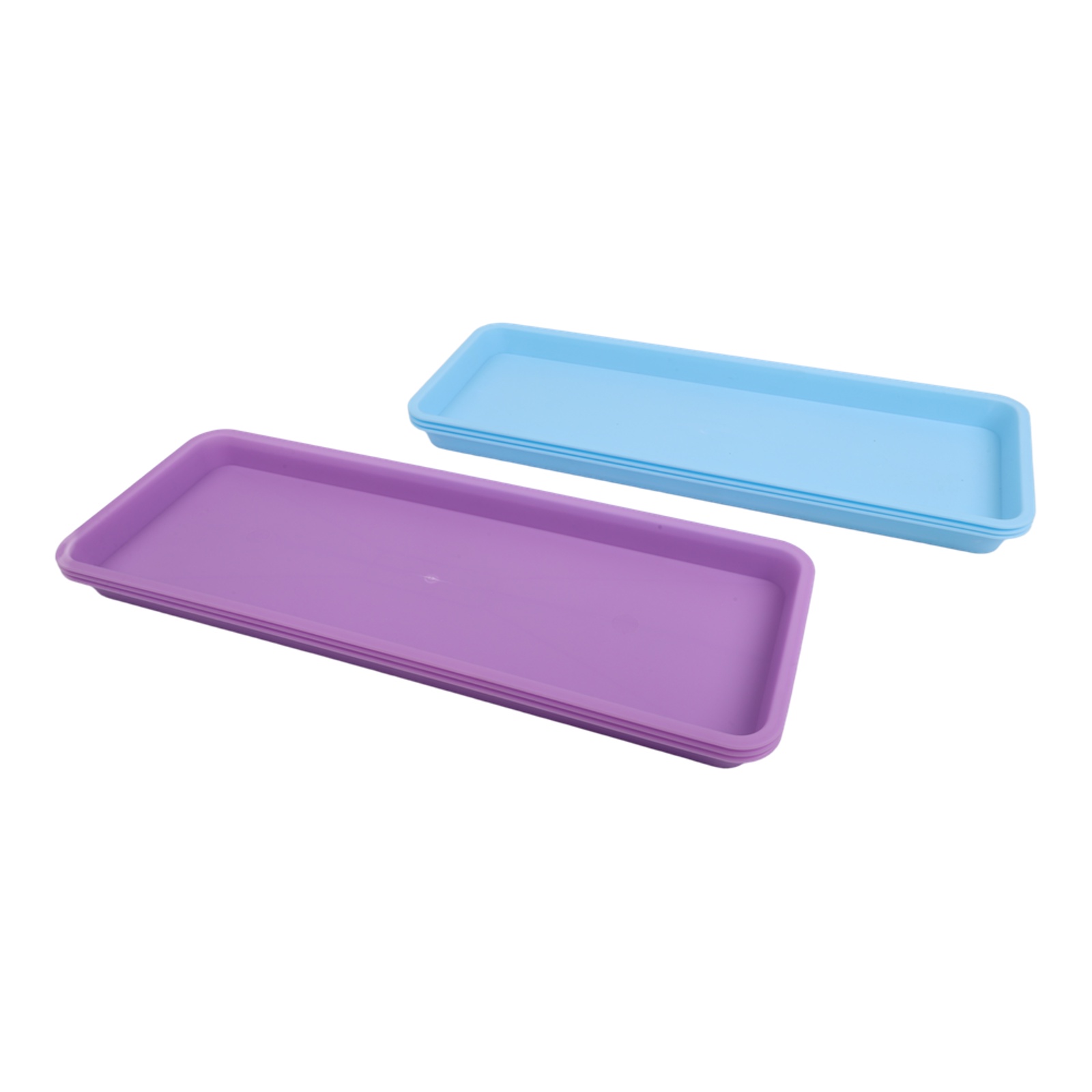 6 Piece Rectangular Plastic Fo - Drip Tray Saucer recension och pris