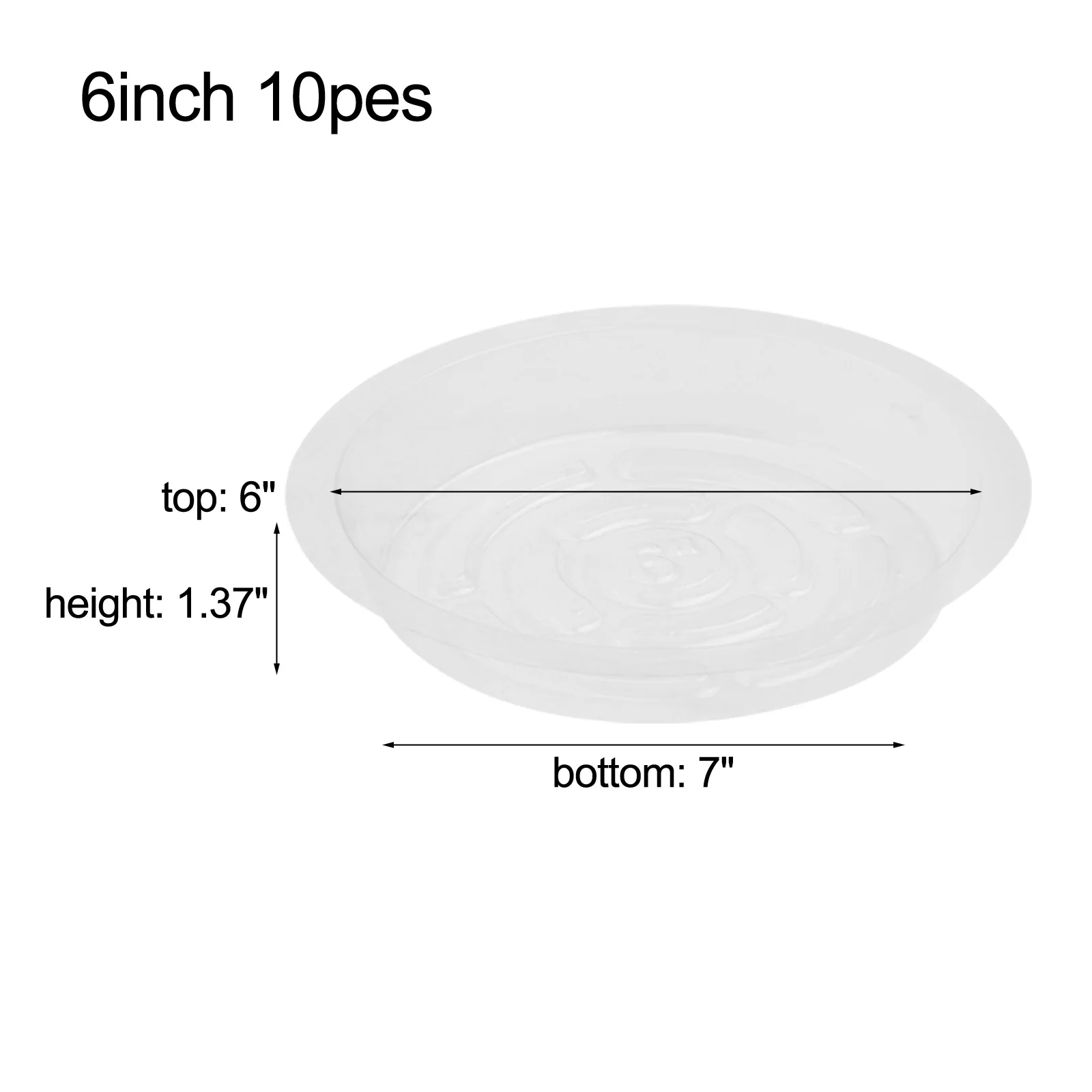 10pcs Garden Plant Saucer Drip - Drip Tray Saucer recension och pris