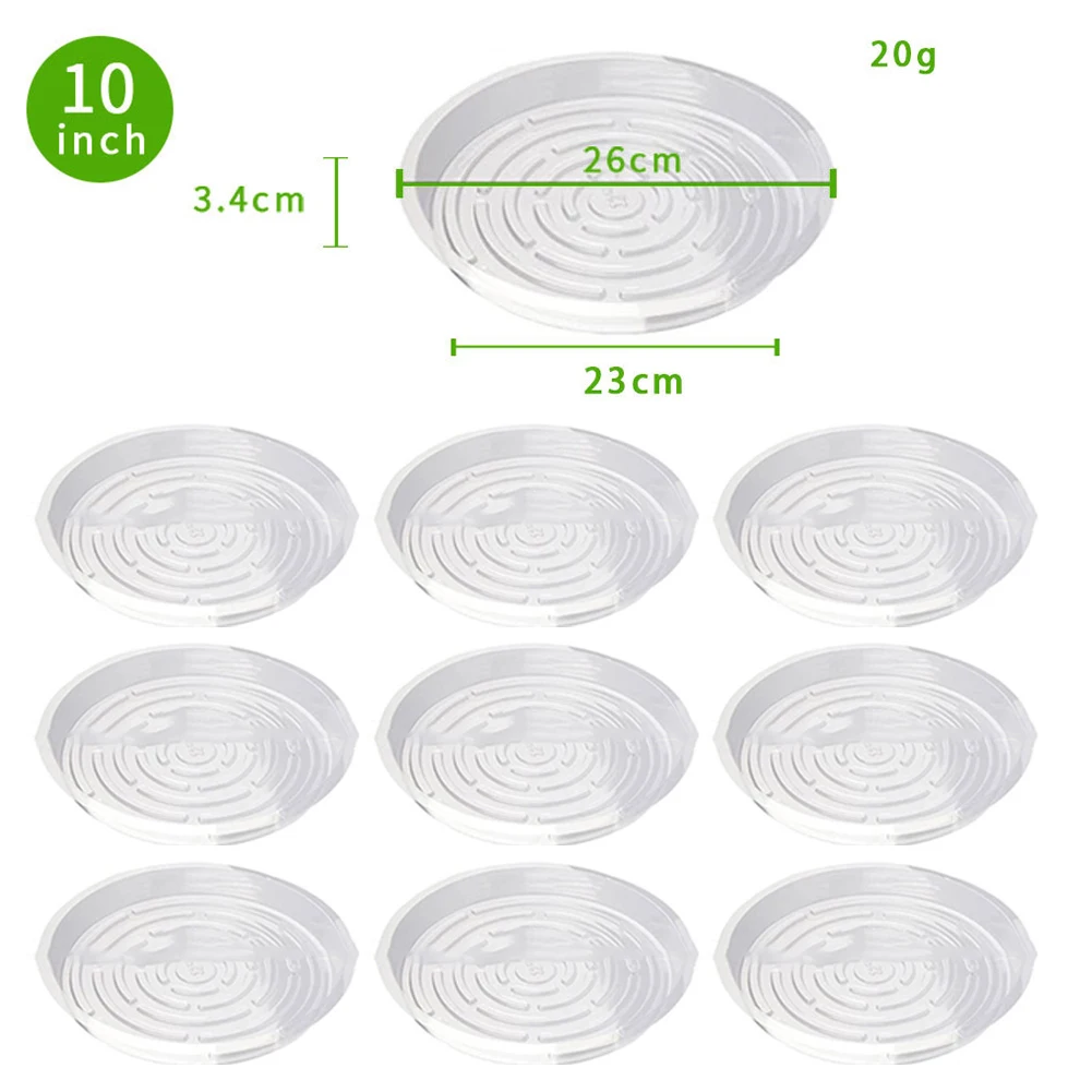 10/24pcs Plastic Plant Saucer  - Drip Tray Saucer recension och pris