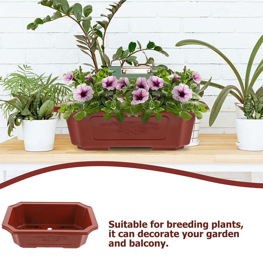 6Pcs Plastic Bonsai Pots with  - Bonsai Vertical Garden recension och pris