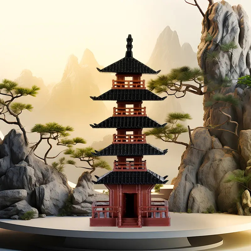 Garden Aquarium Bonsai Decor M - Bonsai Garden Chinese Garden recension och pris