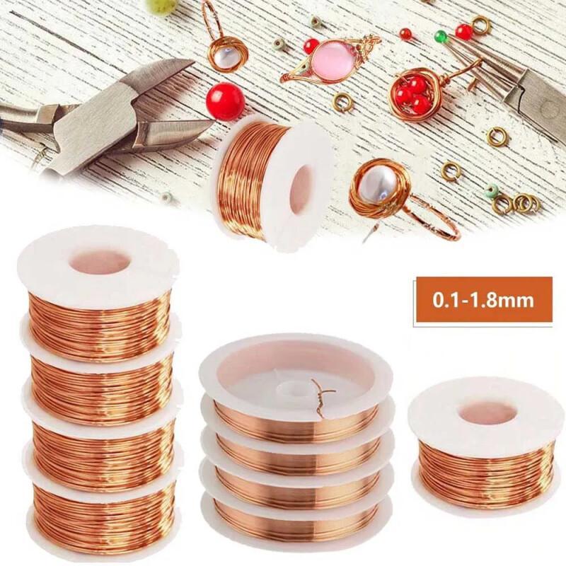 10M Bare Coppers Wire Pure Cop - Copper Wire Roll recension och pris