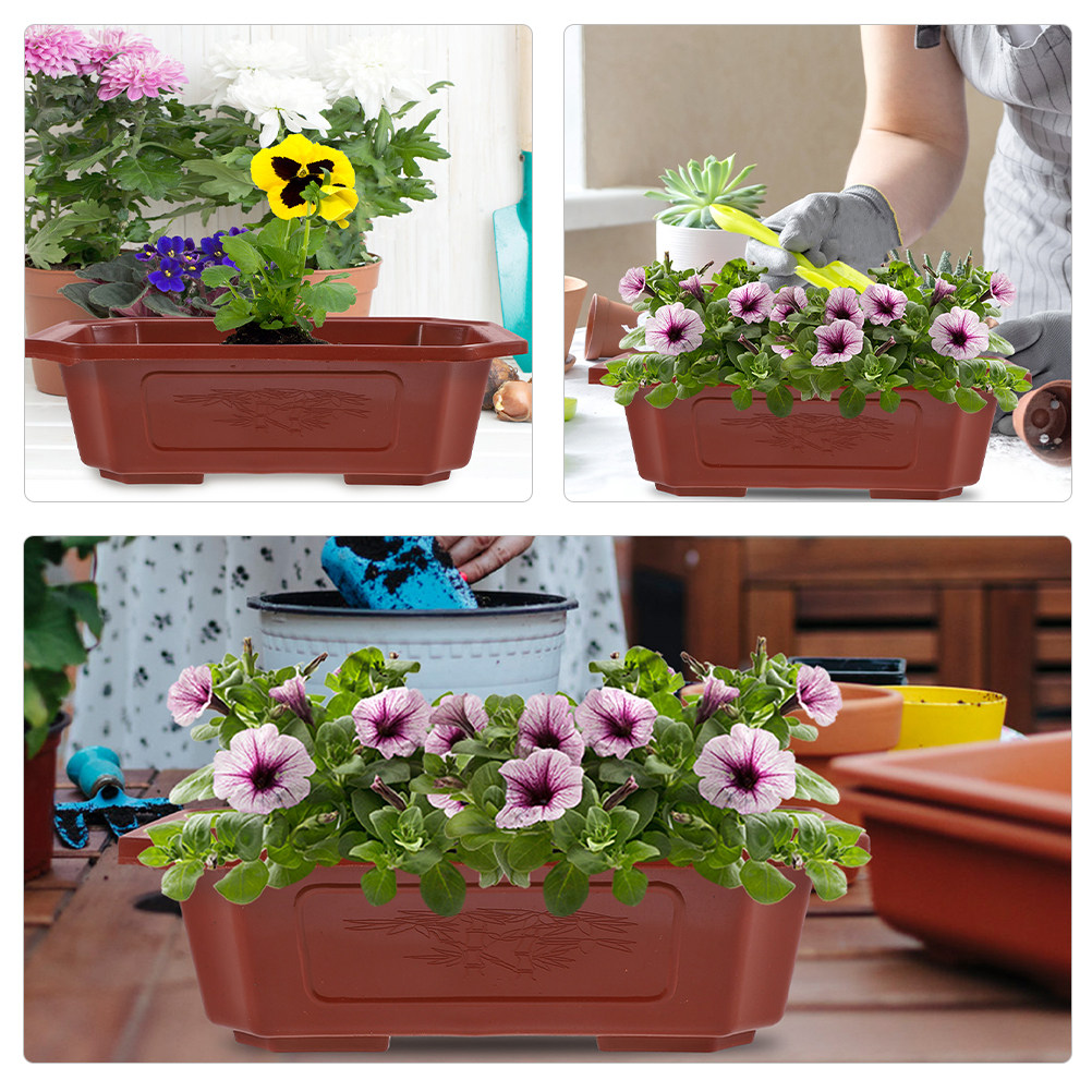 6Pcs Plastic Bonsai Pots with  - Bonsai Vertical Garden recension och pris