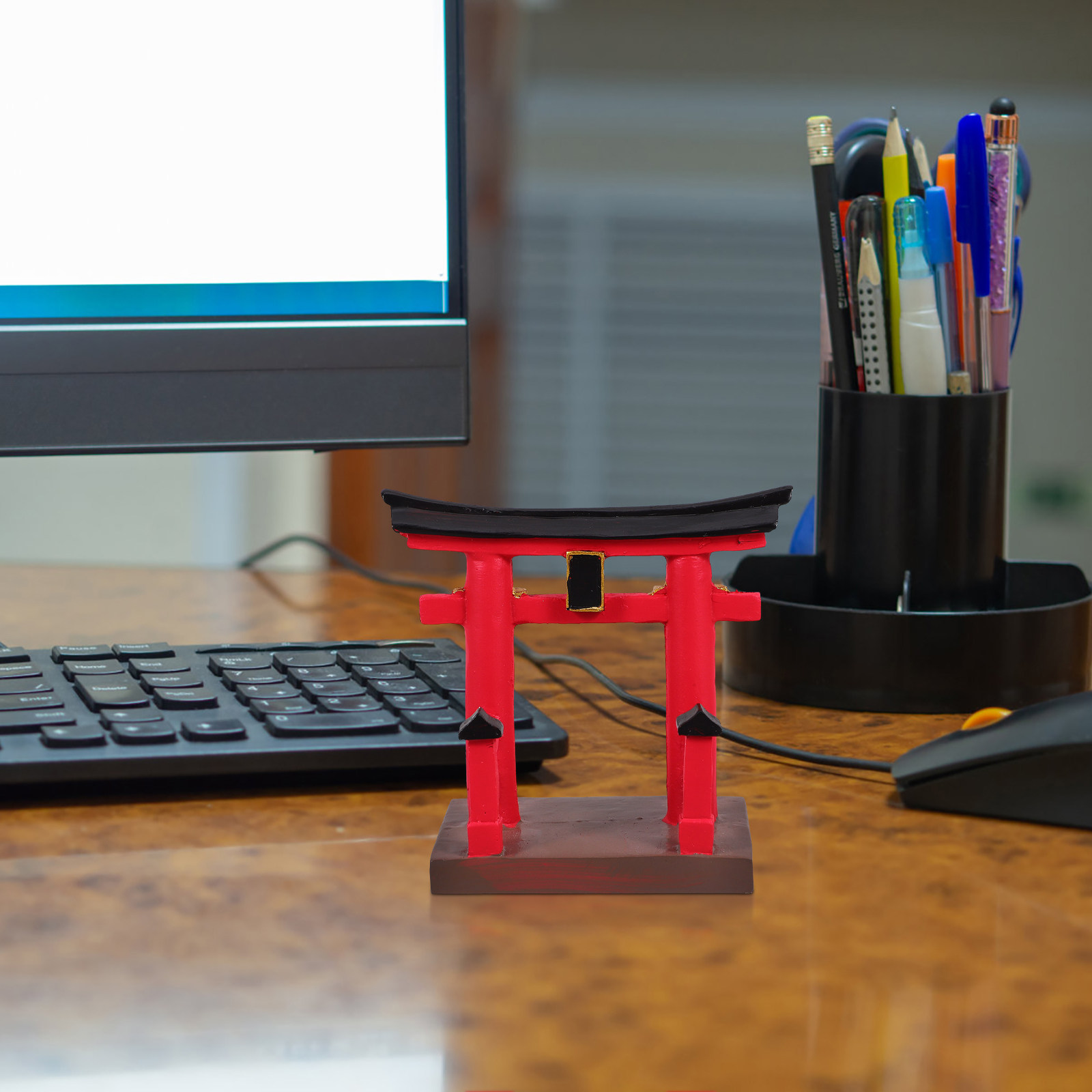 Miniature Resin Japanese Torii - Bonsai Garden Table recension och pris
