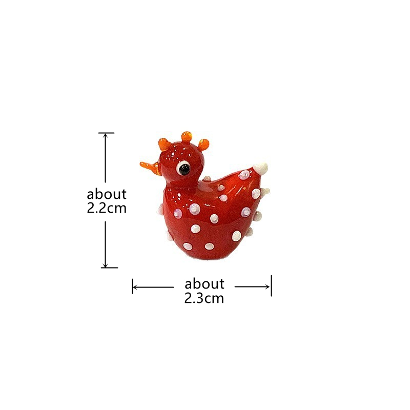 2PCS Handmade Cute Glass Chick - Bonsai Garden In Japan recension och pris