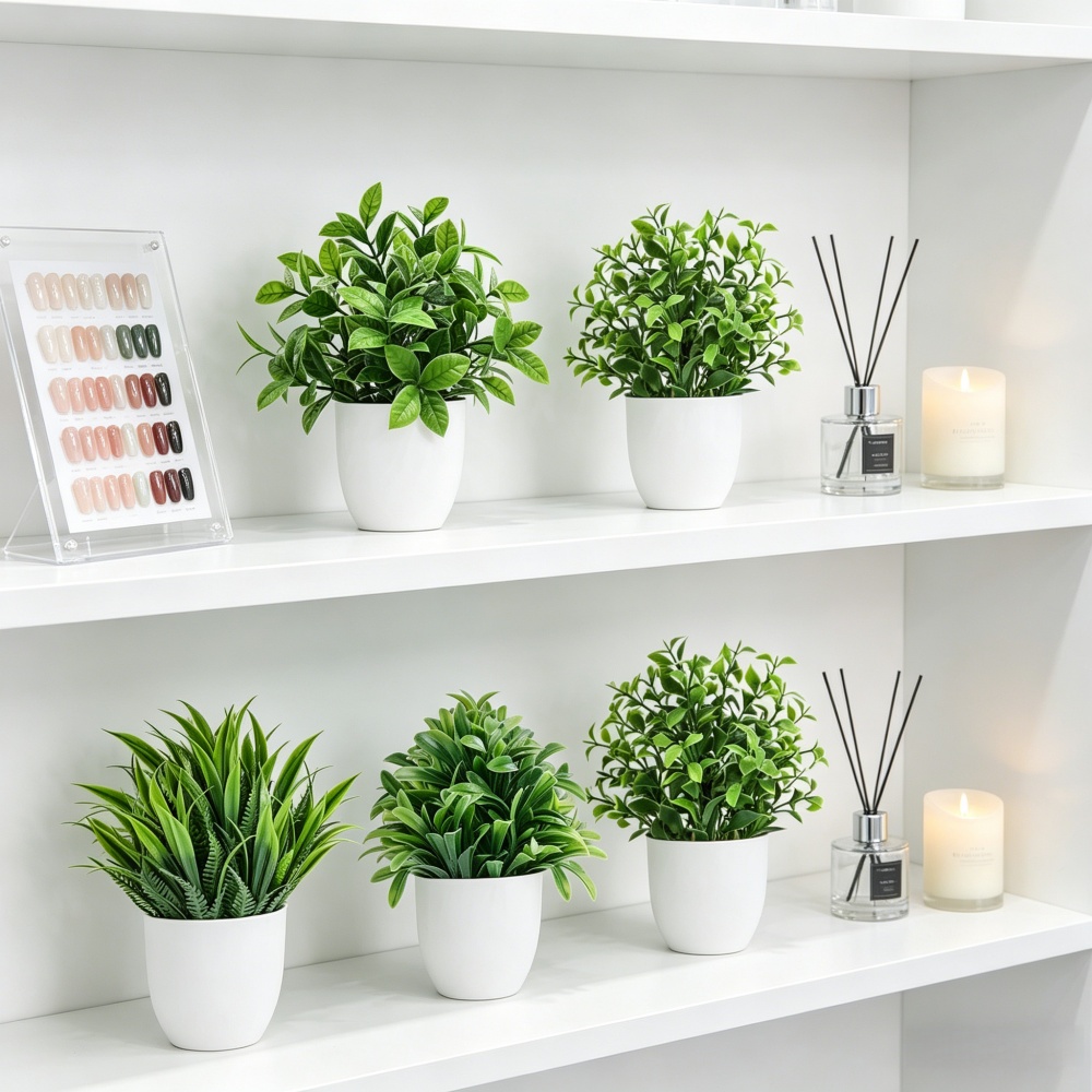 4pcs/set Mini Artificial Plant - Bonsai Garden Ideas recension och pris