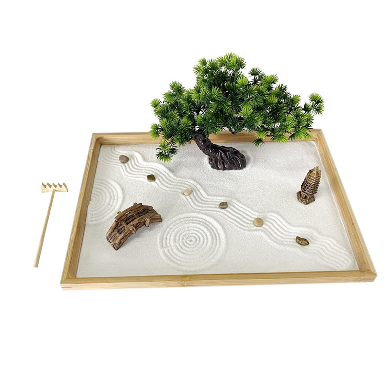 Japanese Zen Garden for Desk W - Bonsai Zen Garden Kit recension och pris