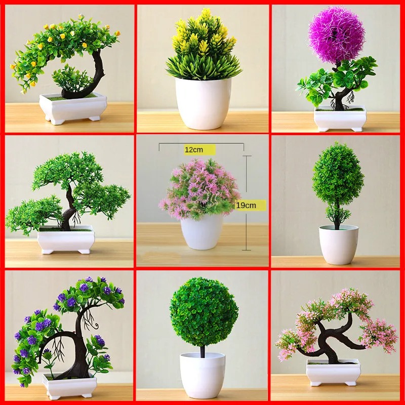 Artificial Small Tree Potted P - Bonsai Garden Ideas recension och pris