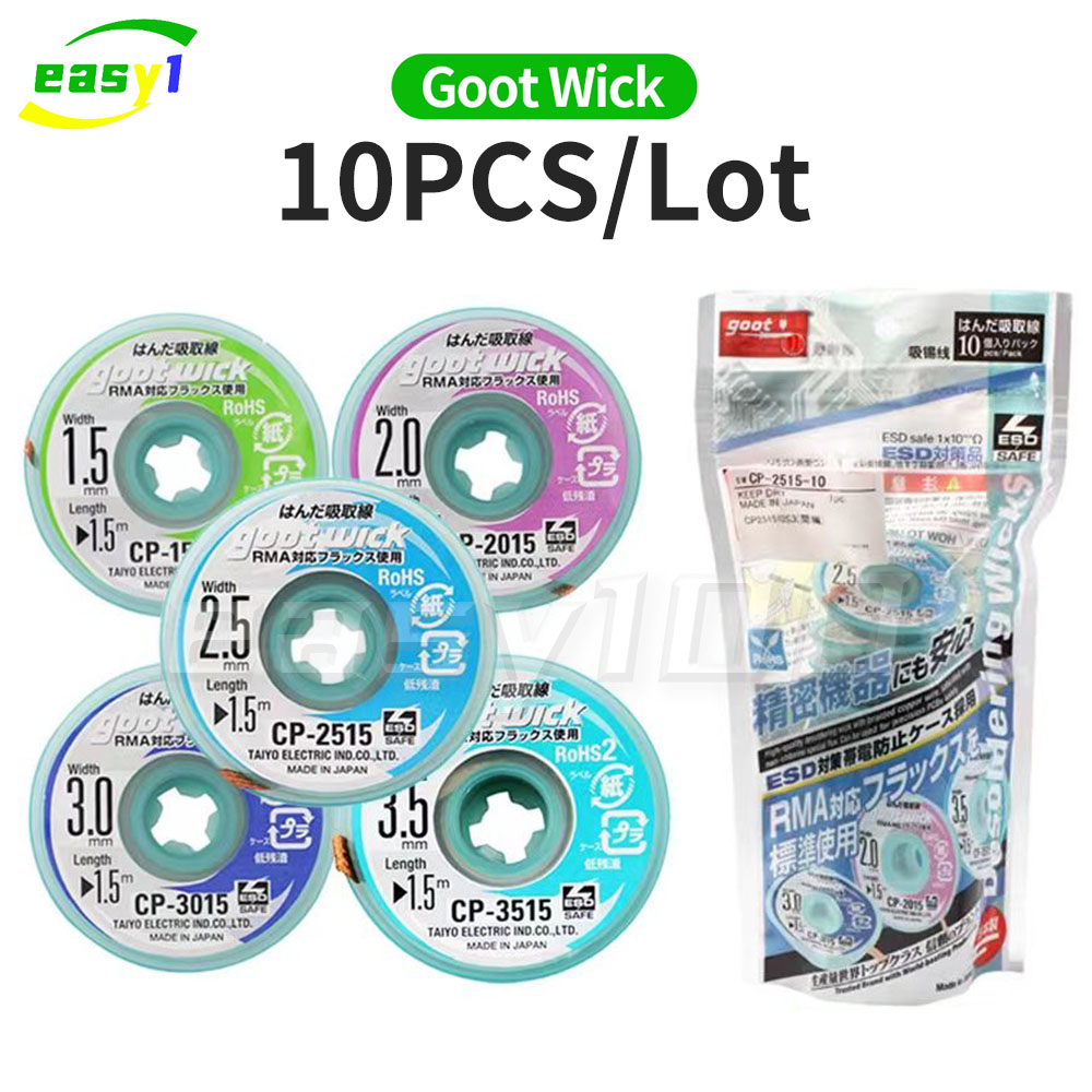 Original Goot Wick Soldering W - Copper Wire Roll recension och pris
