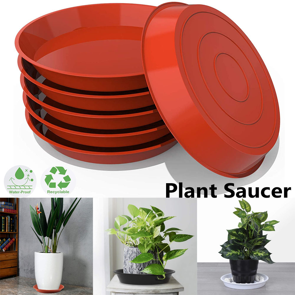3Pcs Garden Round Flower Pot D - Drip Tray Saucer recension och pris