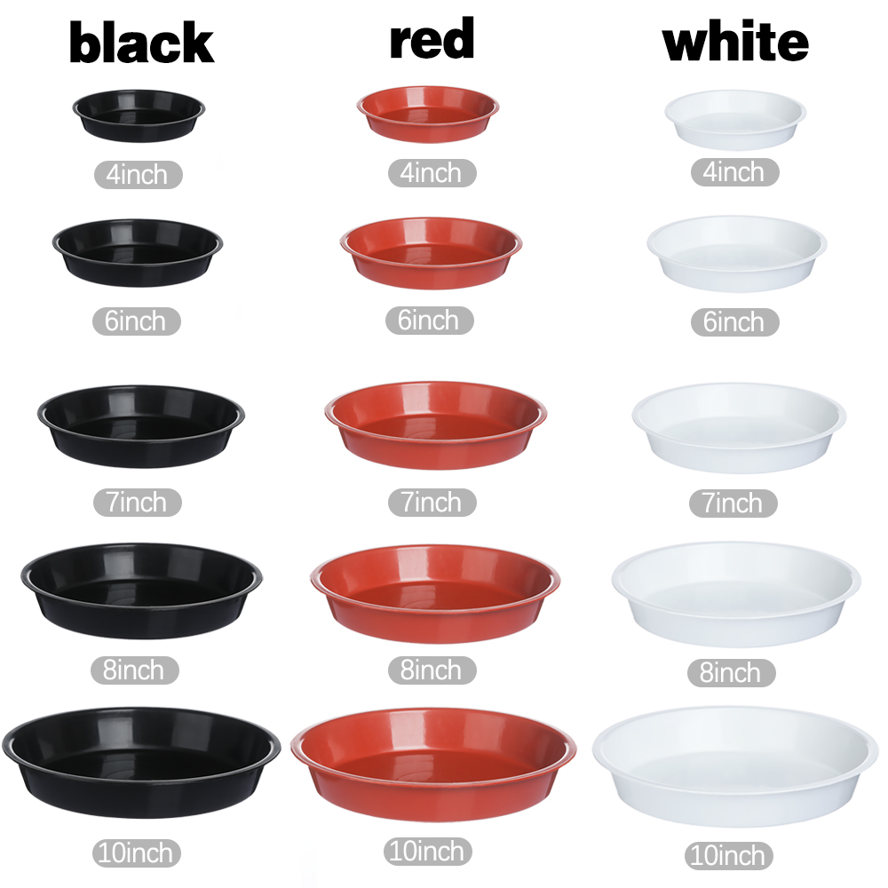 3Pcs Garden Round Flower Pot D - Drip Tray Saucer recension och pris